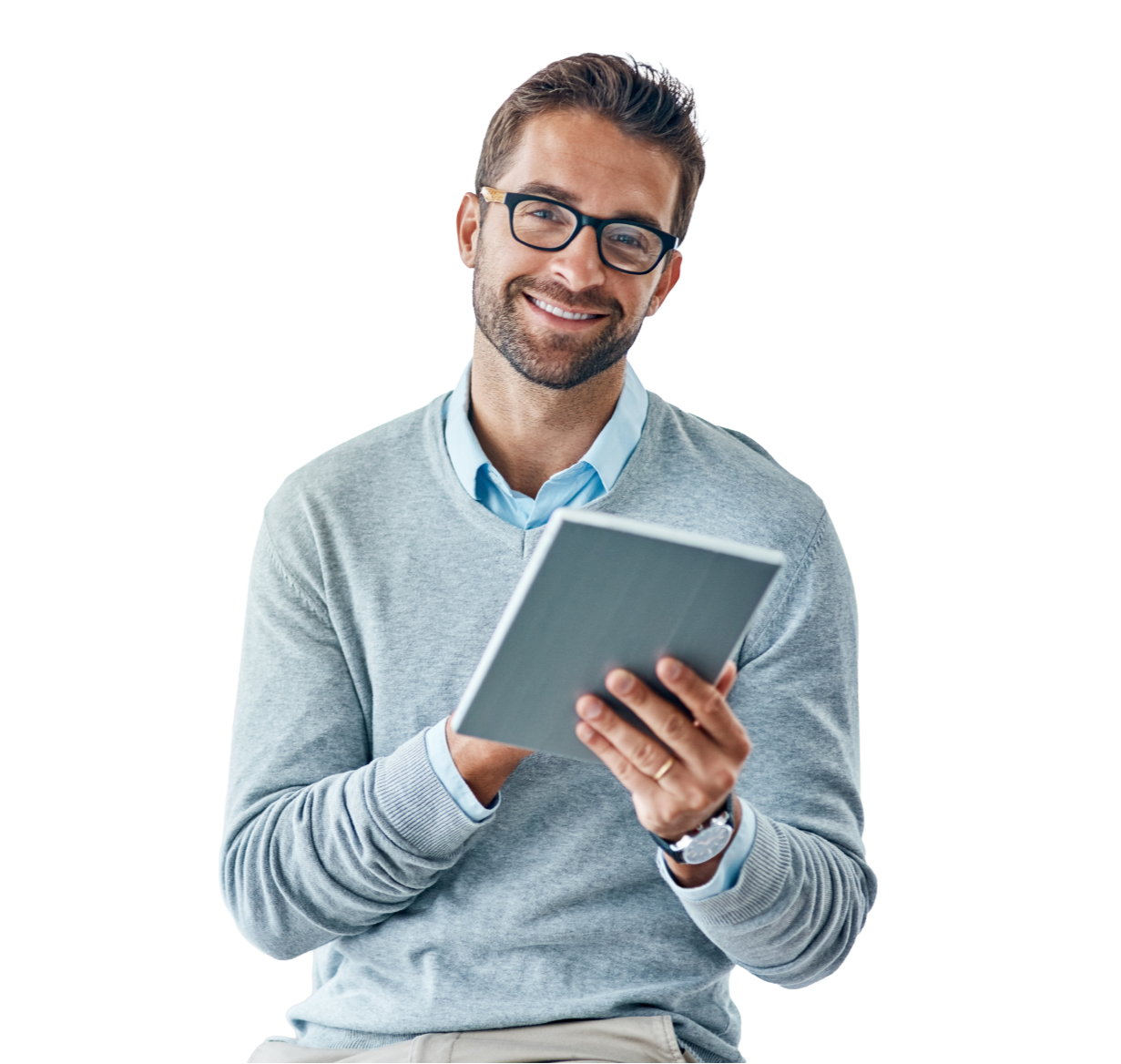 360 Accounts professional with tablet